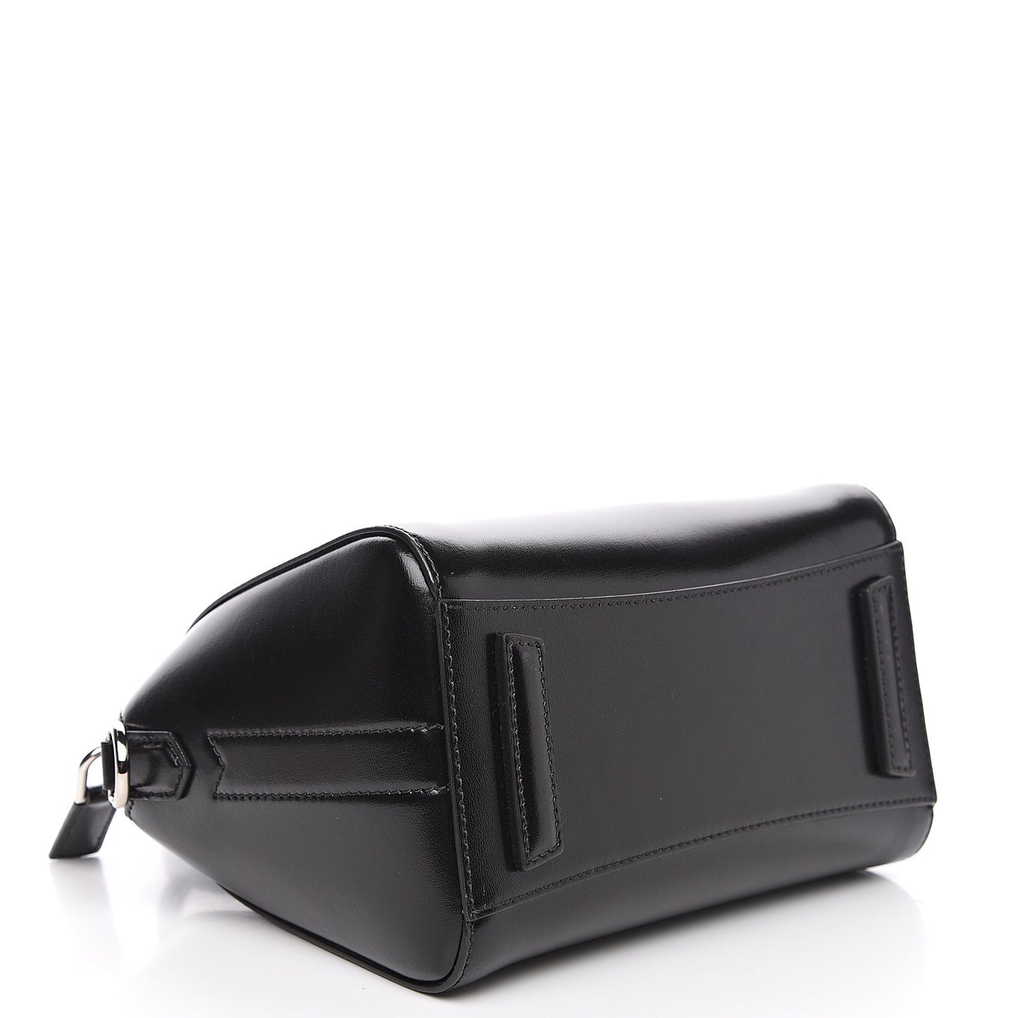Shiny Lord Calfskin Mini Antigona Black