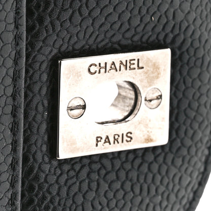 Chanel Caviar Quilted Jumbo Single Flap Black 6 of 12