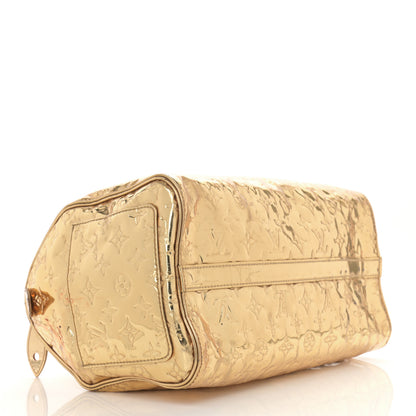 Louis Vuitton Monogram Miroir Speedy 35 Gold 4 of 14