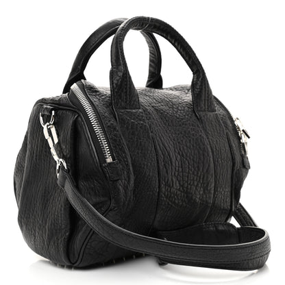 Alexander Wang Pebbled Lambskin Mini Rockie Black Rhodium Hardware 2 of 6