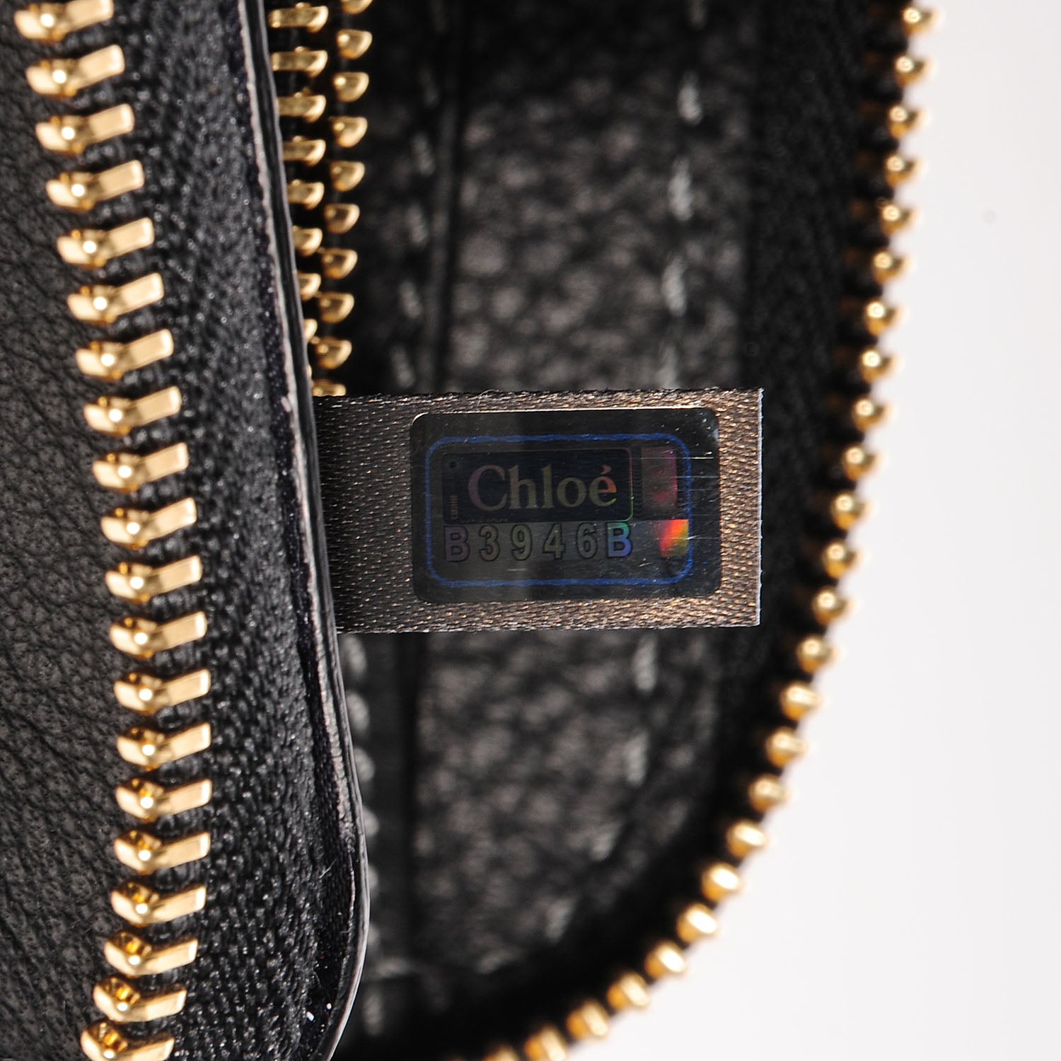 Chloe Grained Calfskin Marcie Long Zip Around Wallet Black 6 of 6