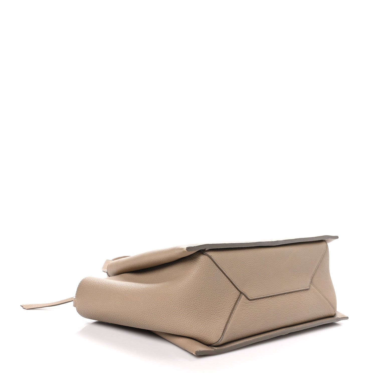 Celine Baby Grained Calfskin Medium Tri-Fold Bag Taupe 4 of 11