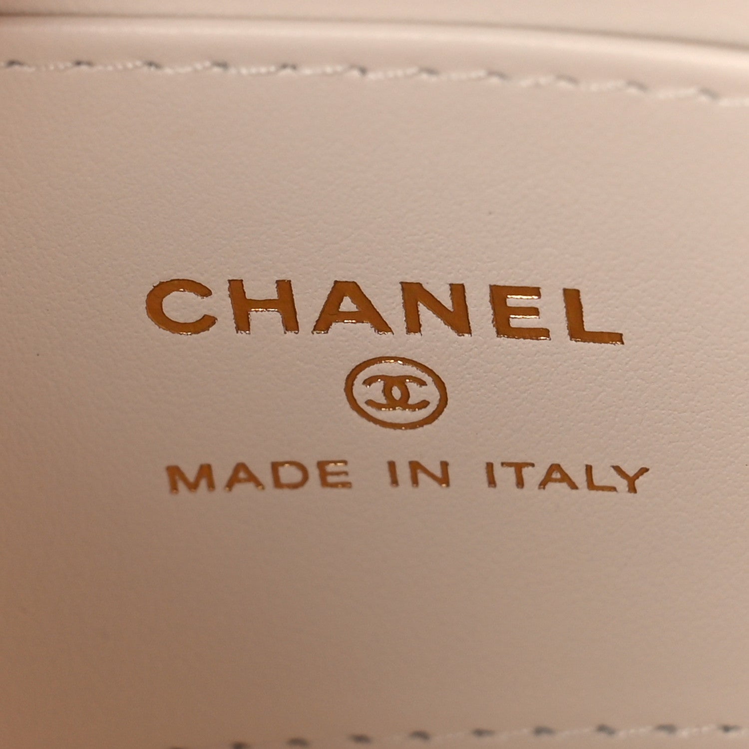 Chanel Shiny Aged Calfskin Quilted Mini Nano Kelly Shopper White 6 of 10