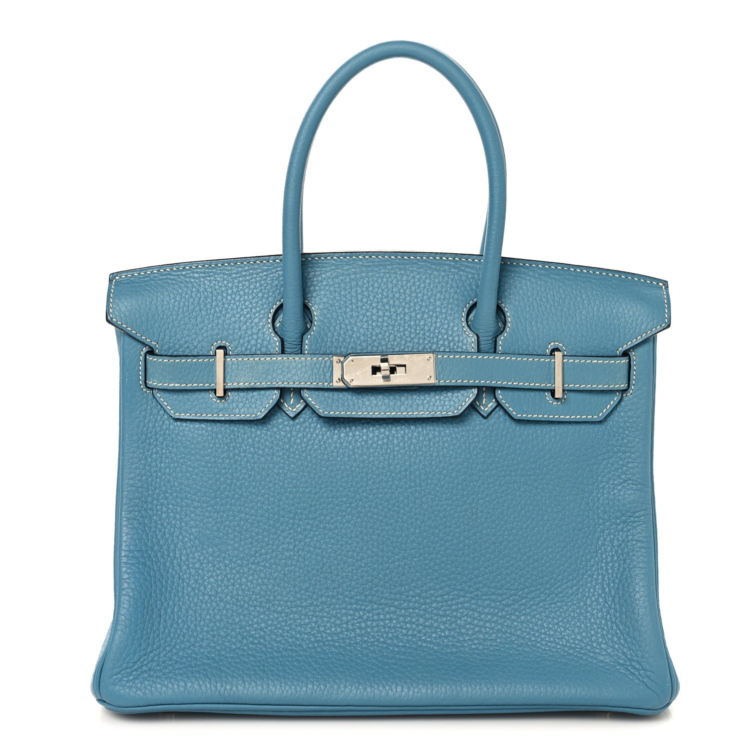 Hermes Togo Birkin 30 Blue Jean 1 of 15