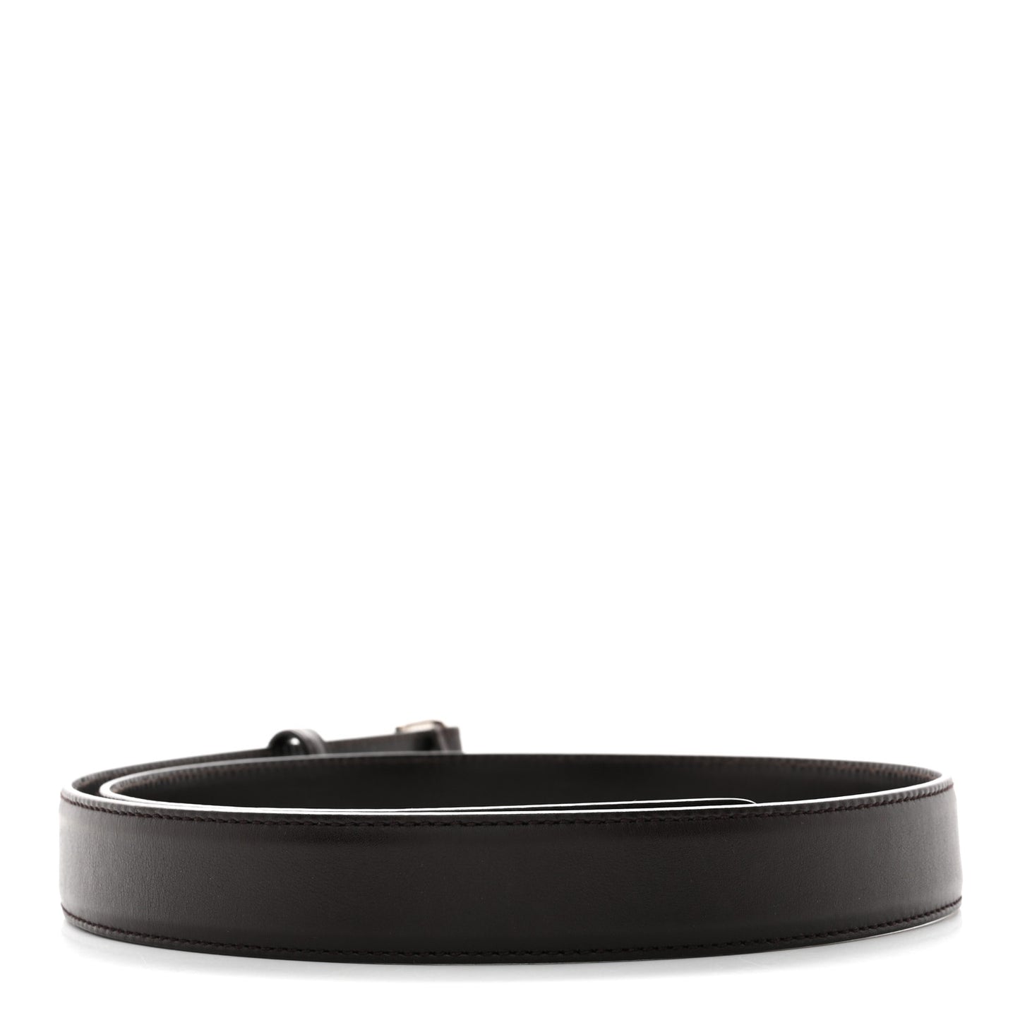 Calfskin Square Buckle Horsebit Belt 90 36 Brown Multicolor