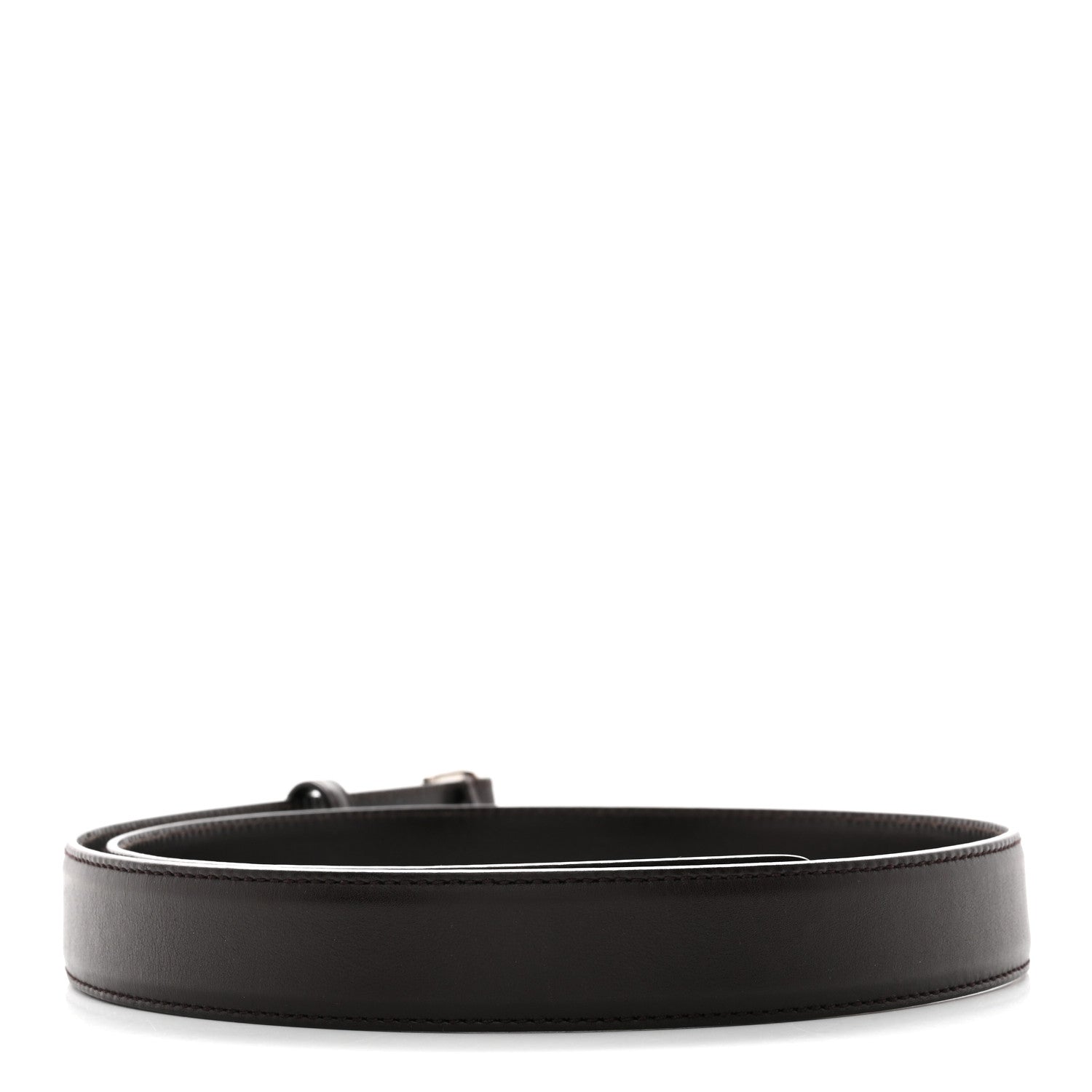 Gucci Calfskin Square Buckle Horsebit Belt 90 36 Brown Multicolor 2 of 5