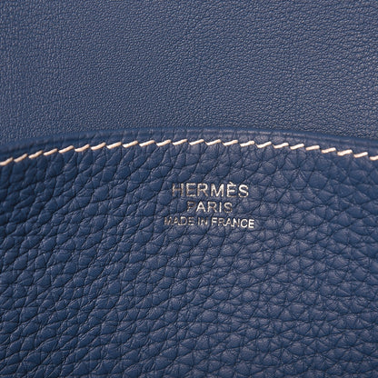Hermes Taurillon Clemence Halzan 31 Brighton Bleu 7 of 9
