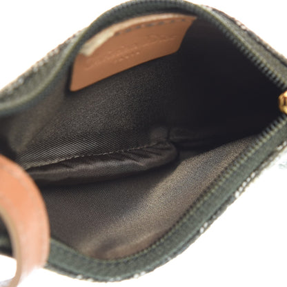 Christian Dior Monogram Saddle Coin Purse Green 5 of 9