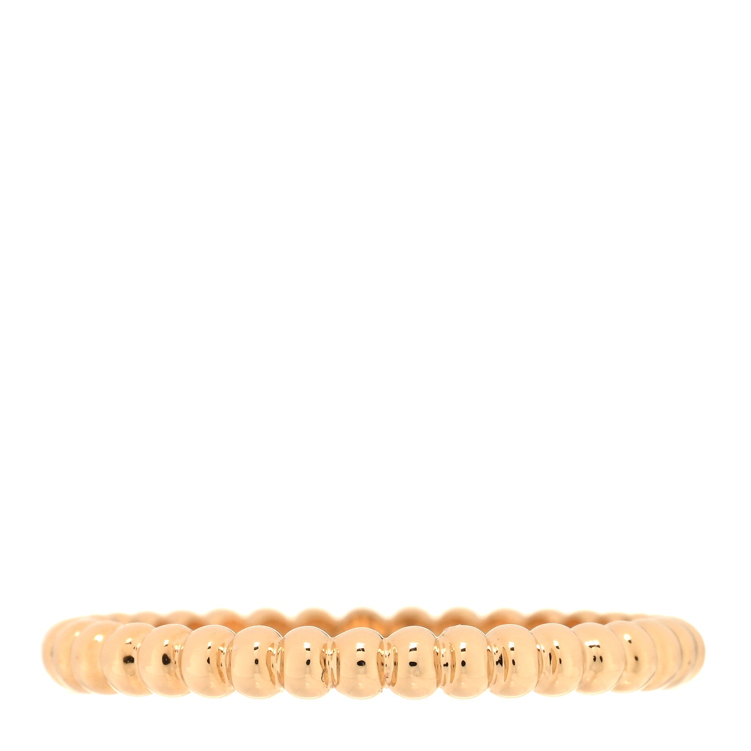 Van Cleef & Arpels 18K Yellow Gold Small Perlee Ring 52 6 3 of 5
