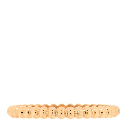 Van Cleef & Arpels 18K Yellow Gold Small Perlee Ring 52 6 3 of 5