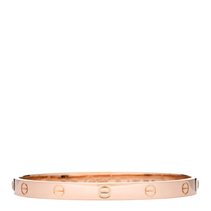 Cartier 18K Pink Gold LOVE Bracelet 19 1 of 4