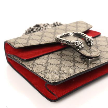 Gucci GG Supreme Monogram Mini Dionysus Shoulder Bag Hibiscus Red 8 of 9