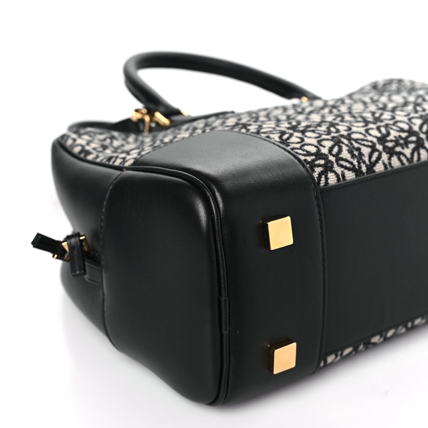 Jacquard Anagram Calfskin Amazona 28 Black Navy
