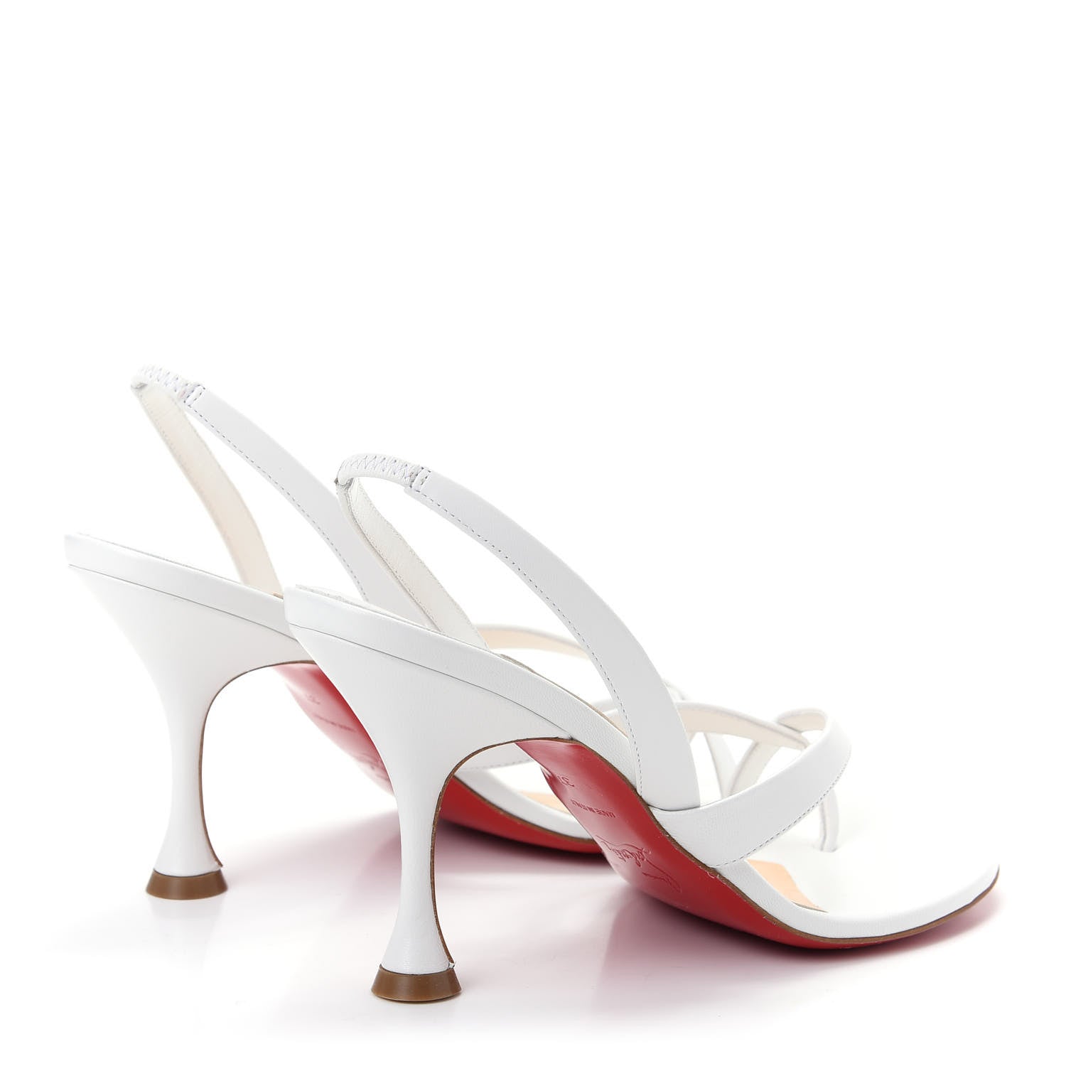 Christian Louboutin Kid Taralita 85 Thong Sandals 37 White 4 of 10