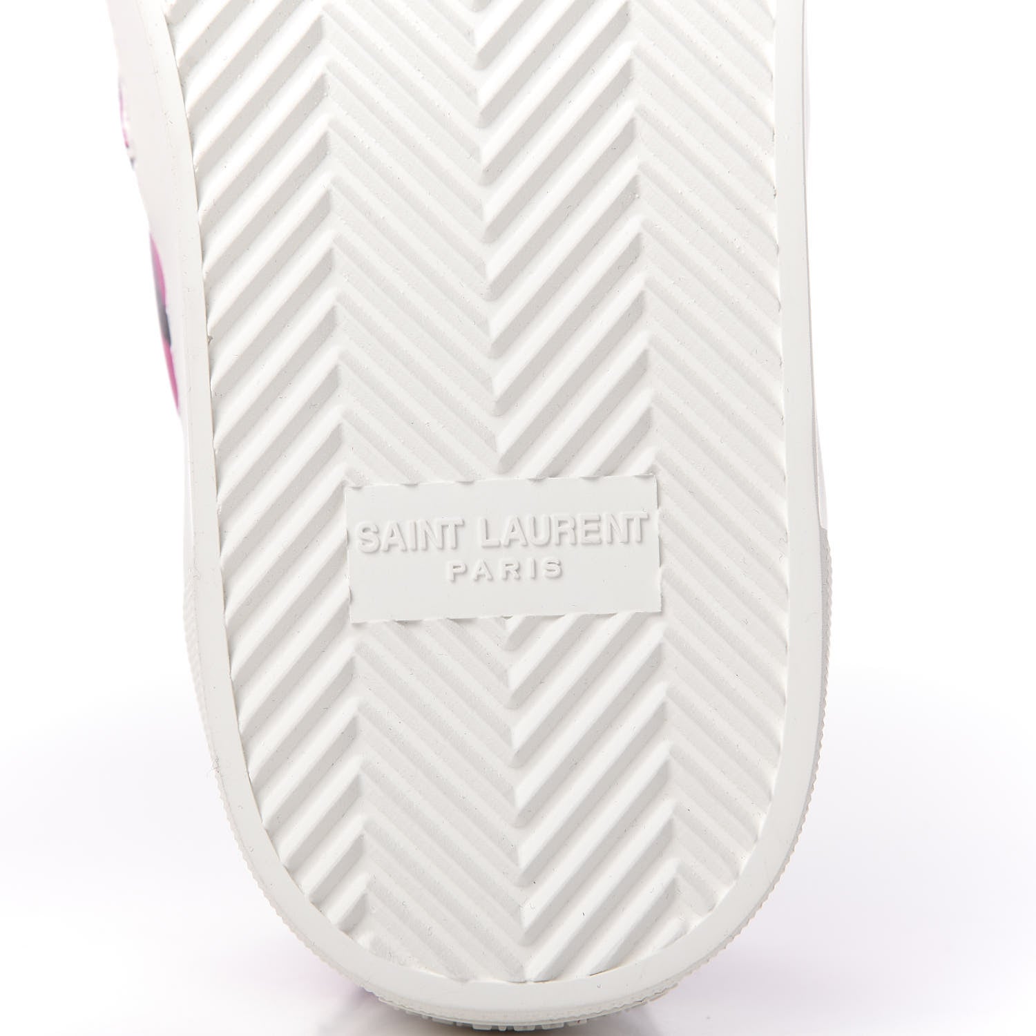 Saint Laurent Nappa Zebra Venice Sneakers 39 Fuchsia Black 8 of 10