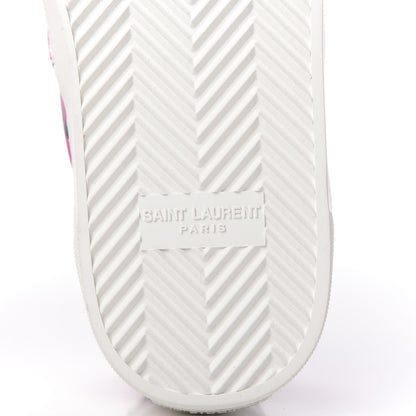 Saint Laurent Nappa Zebra Venice Sneakers 39 Fuchsia Black 8 of 10