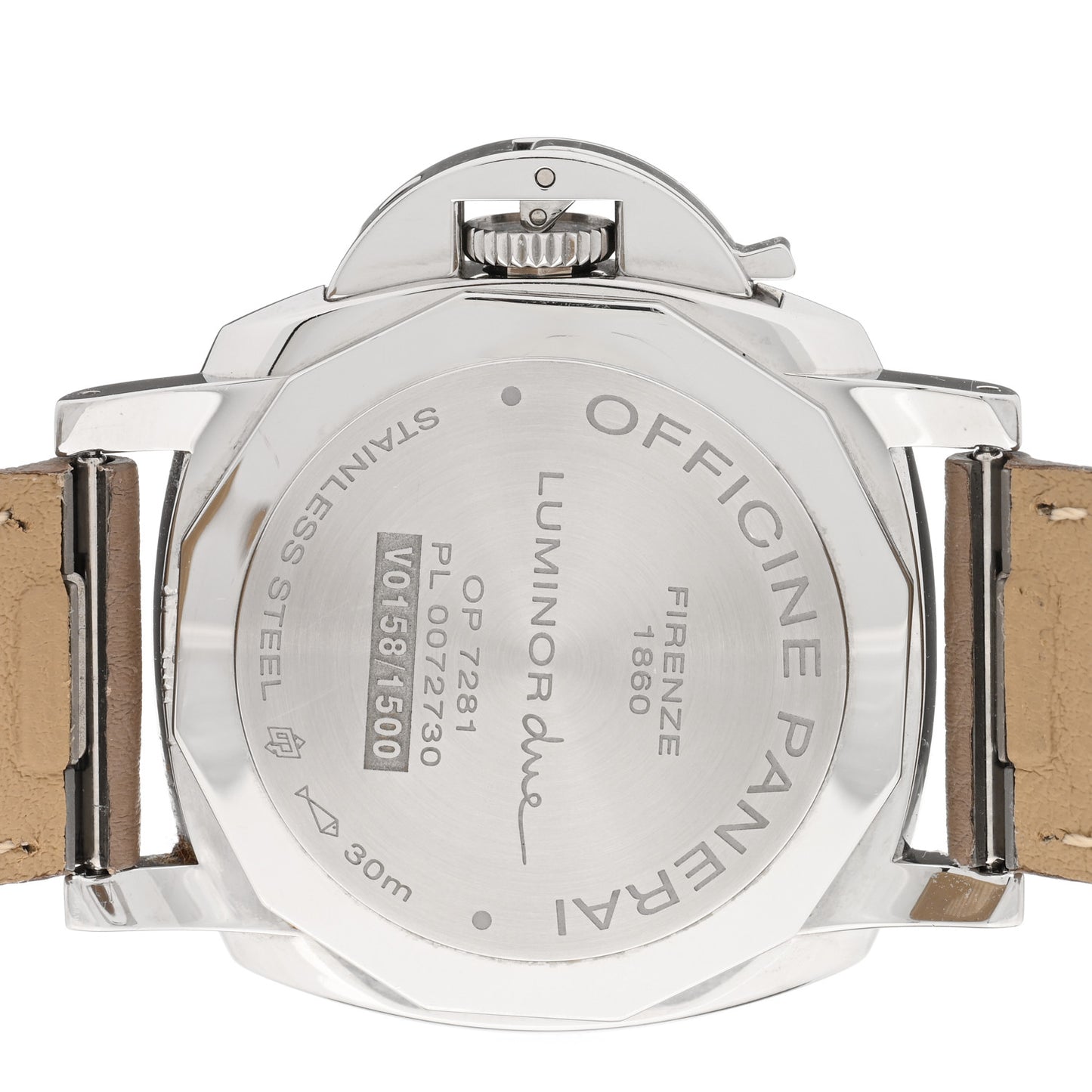 Stainless Steel Calfskin 38mm Luminor Piccolo Due Automatic Watch PAM01043