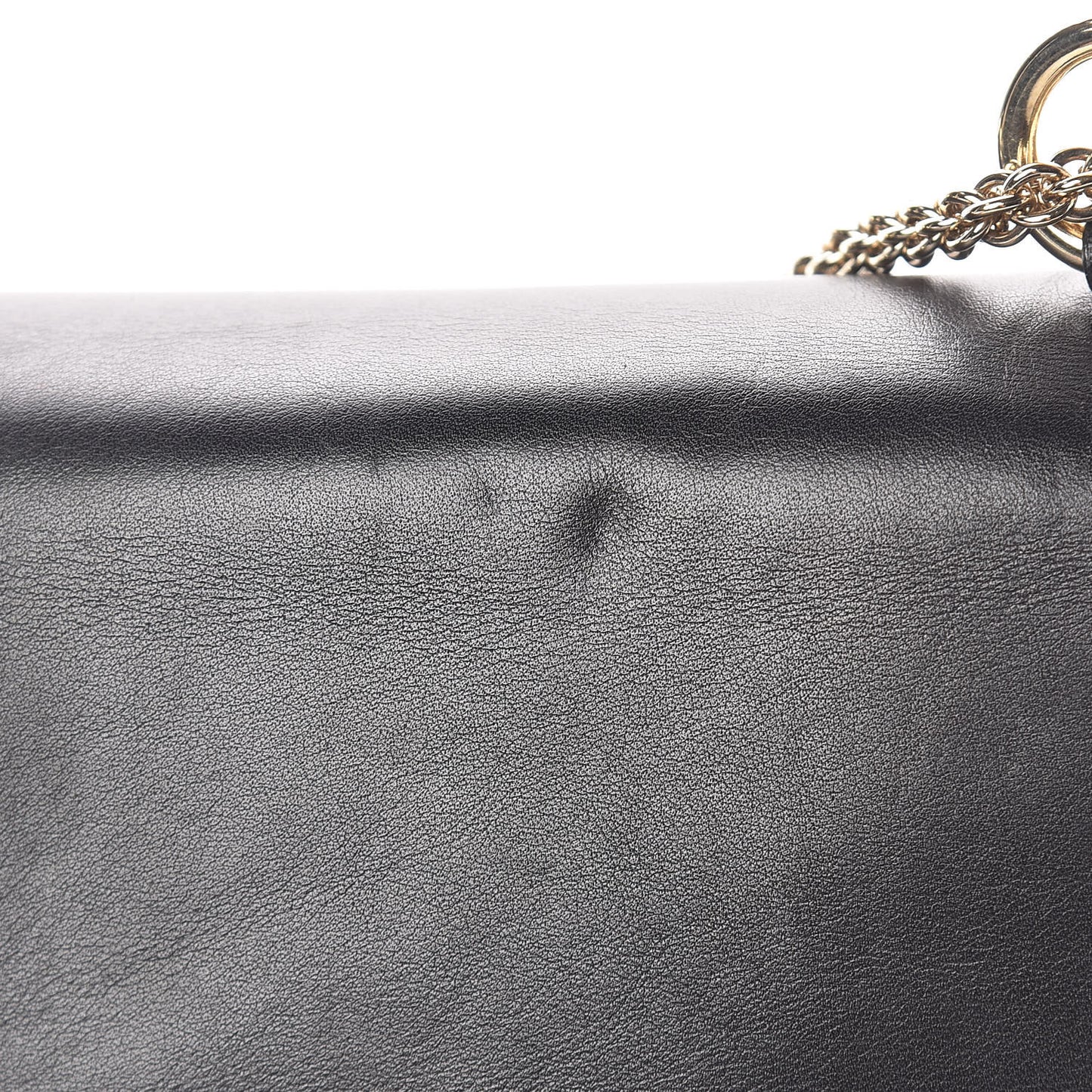 Vitello Extra Large Glam Lock Rockstud Flap Black