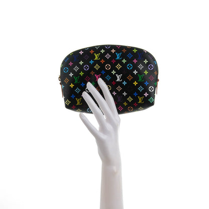 Louis Vuitton Monogram Multicolor Cosmetic Pouch Black Grenade 2 of 7