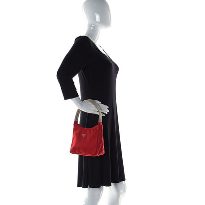 Prada Tessuto Nylon Sport Shoulder Bag Rosso 2 of 12