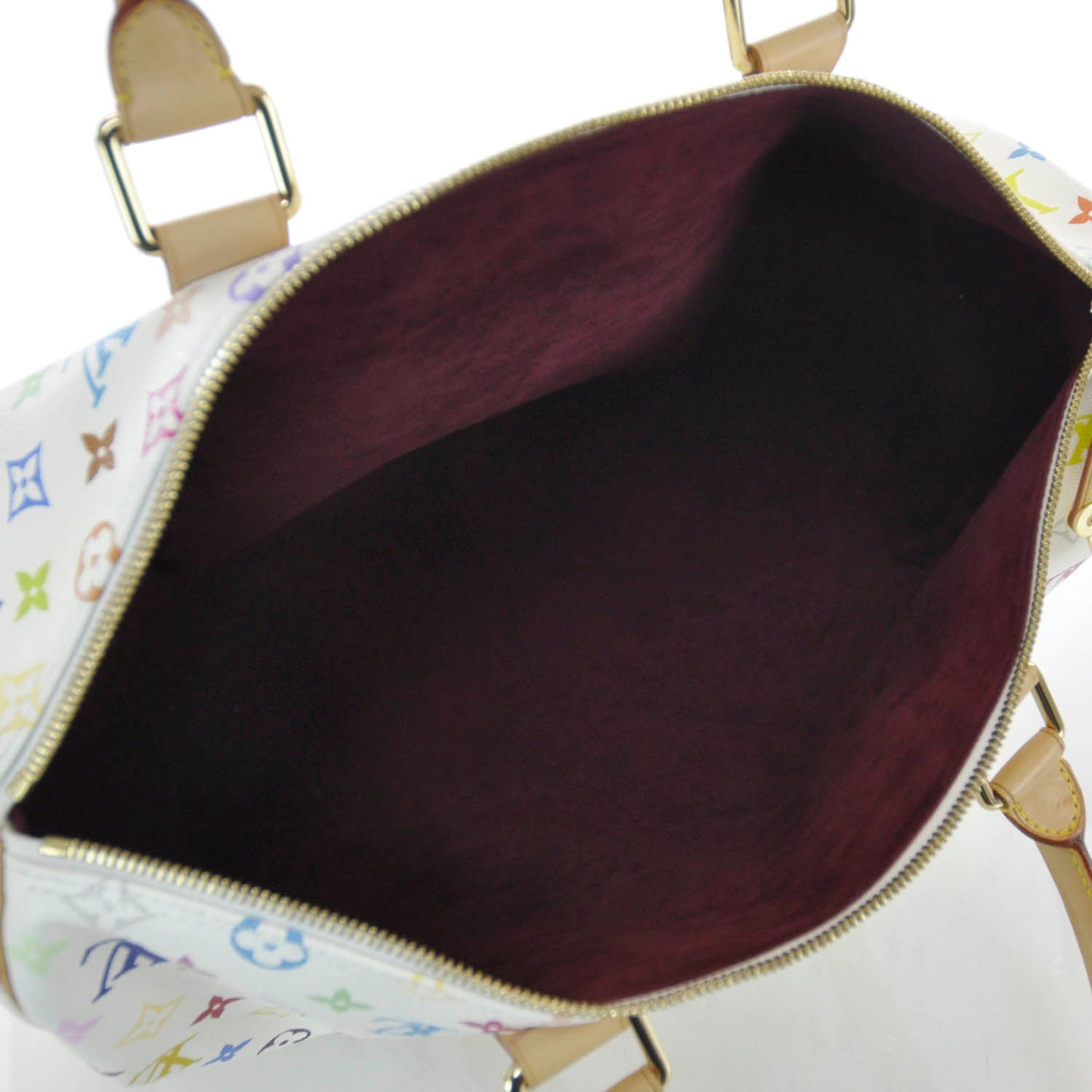 Monogram Multicolor Keepall 45 White