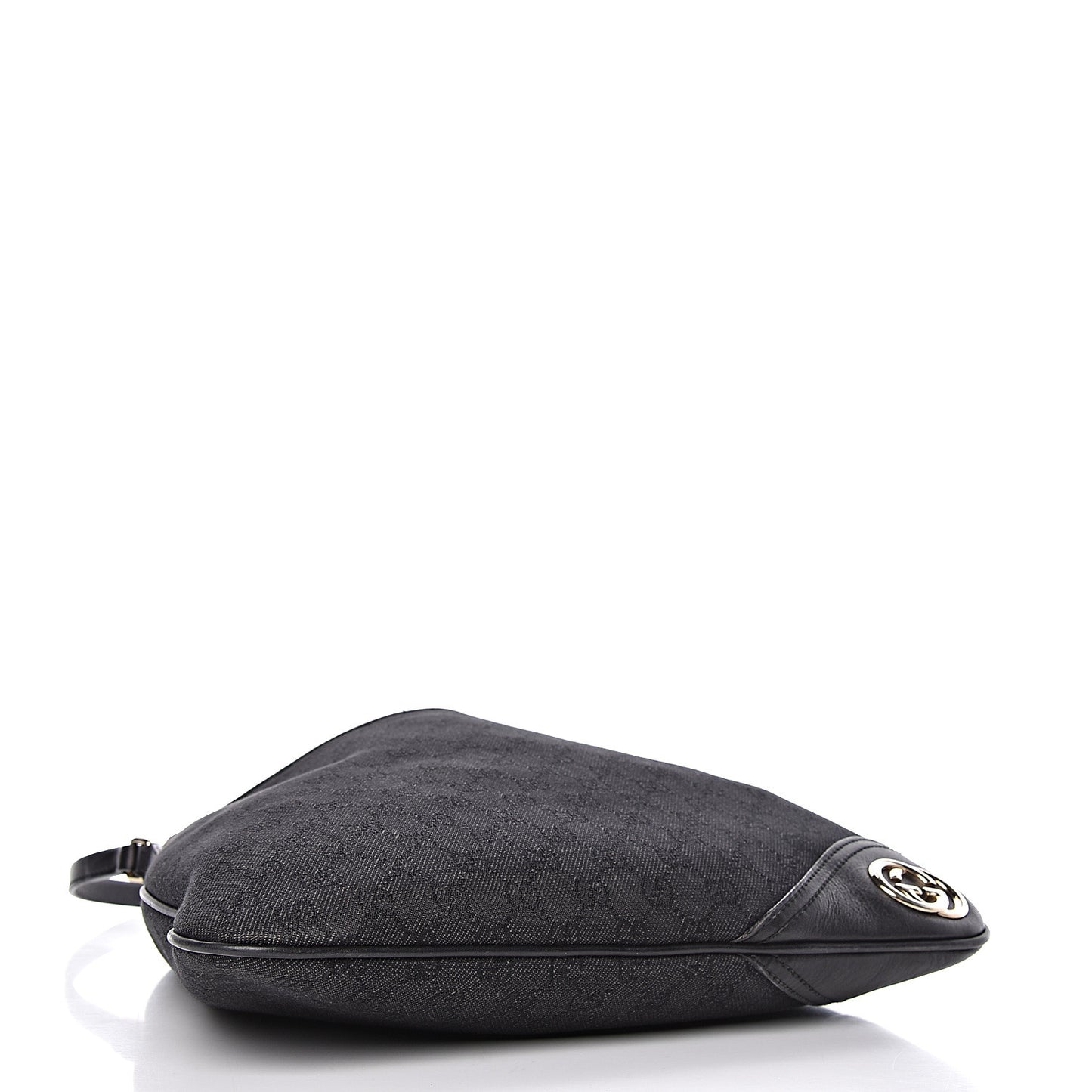 Denim Monogram Medium New Britt Hobo Black