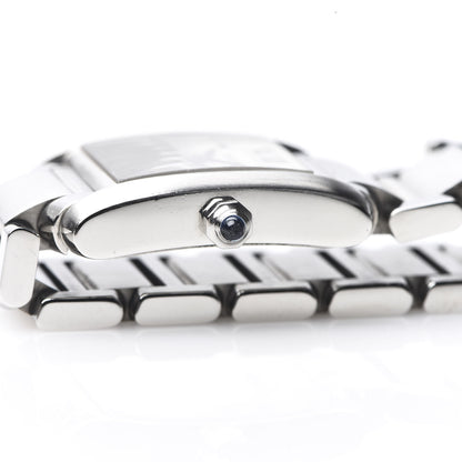 Cartier Stainless Steel 20mm Tank Francaise Quartz Watch 9 of 9