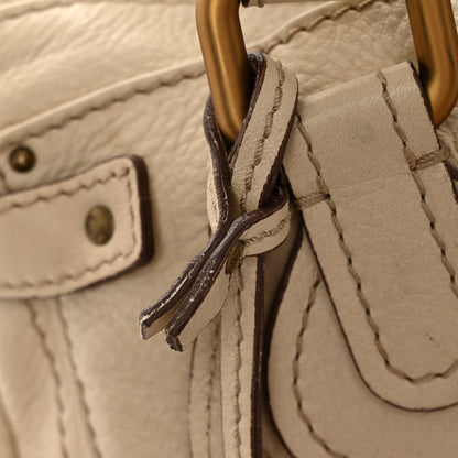 Chloe Calfskin Medium Paddington Satchel Ivory 10 of 11