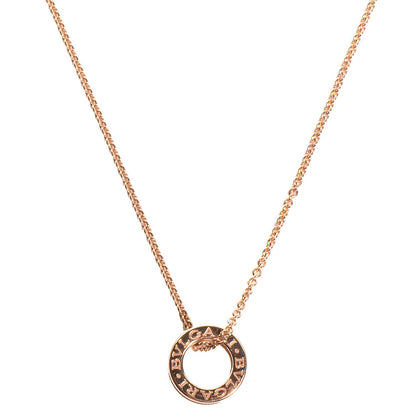 Bulgari 18K Rose Gold White Ceramic B.Zero1 Pendant Necklace 10 of 17