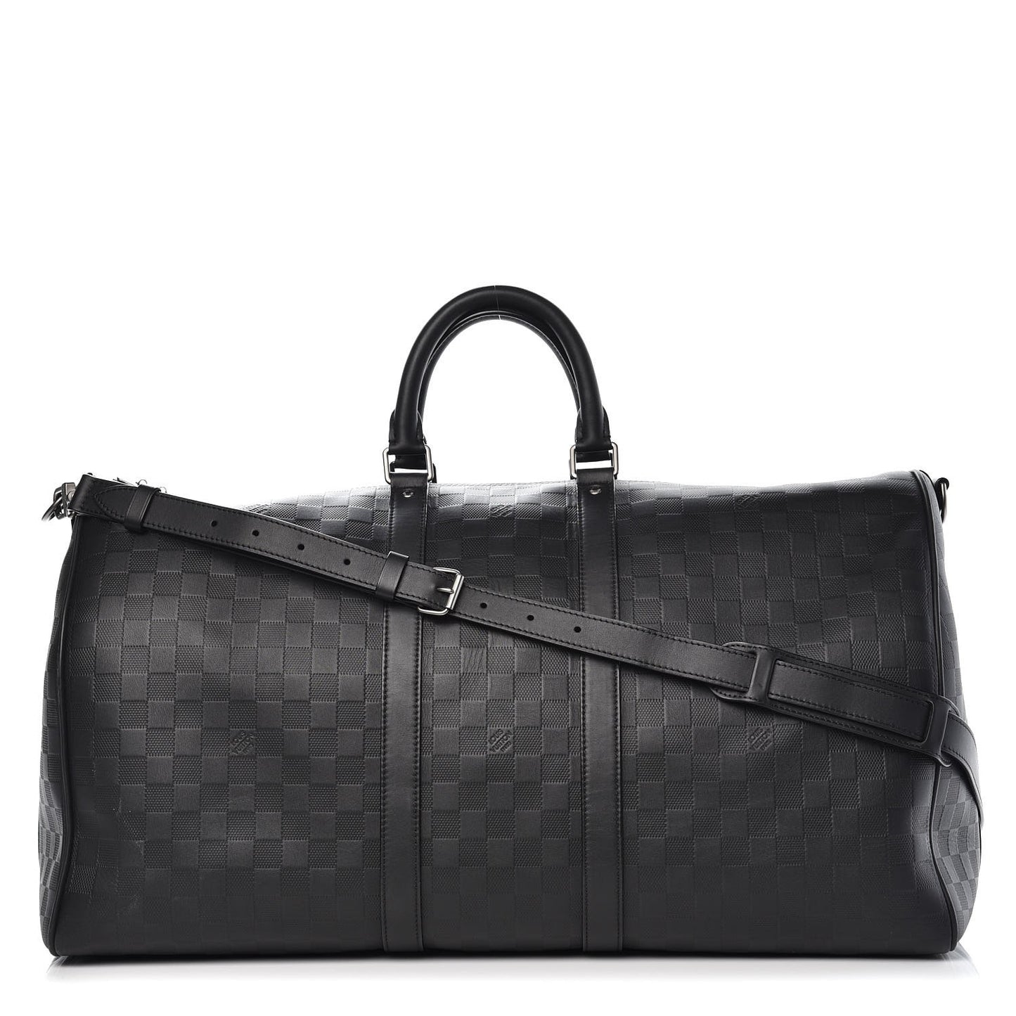 Damier Infini Keepall Bandouliere 55 Onyx