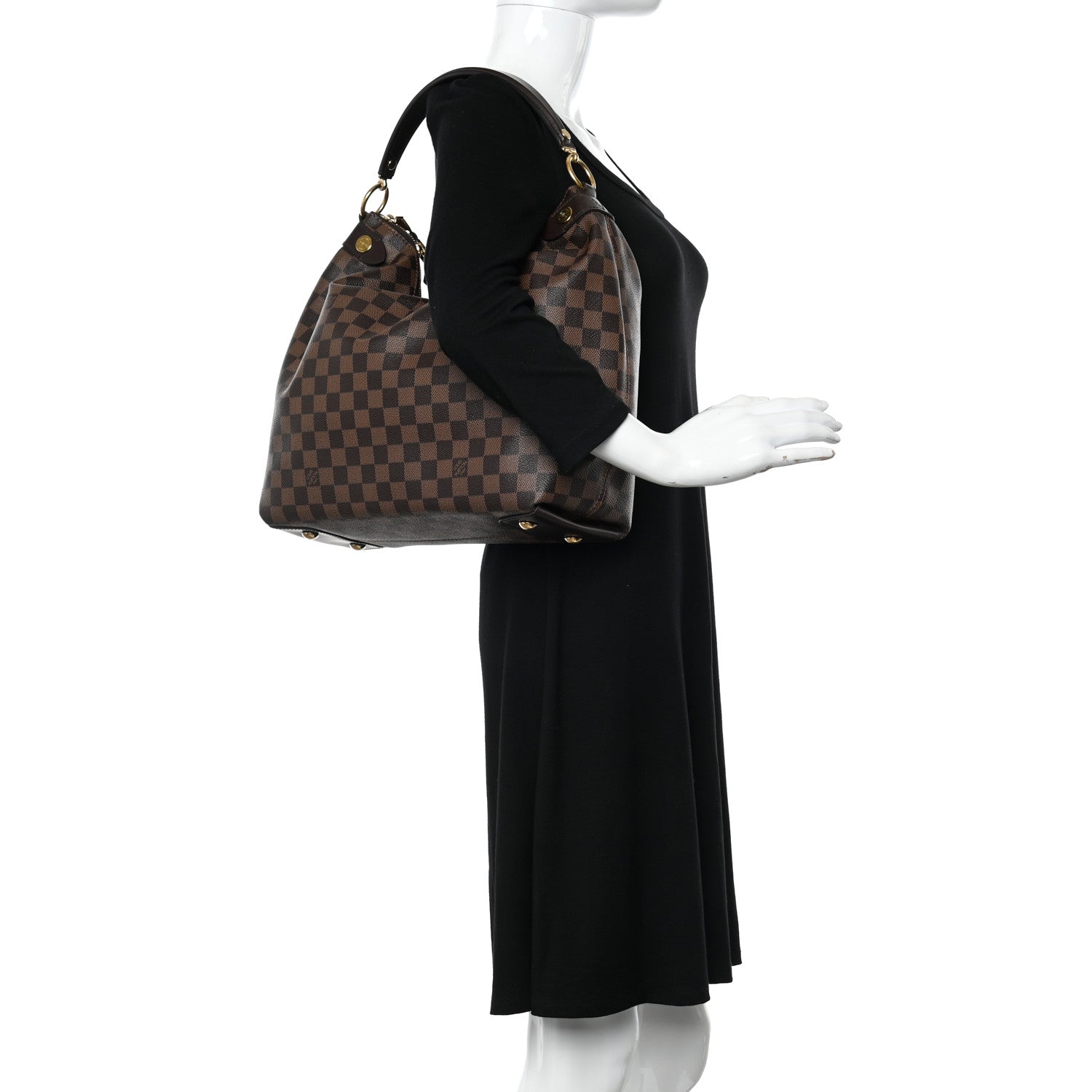 Louis Vuitton Damier Ebene Duomo Hobo 3 of 10