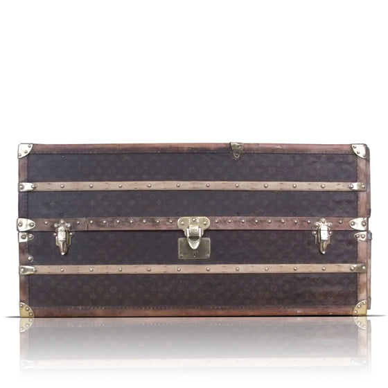 Louis Vuitton Antique WARDROBE Steamer TRUNK 1 of 11