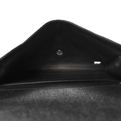 Chanel Caviar Quilted Clutch With Chain Flap Black 5 of 11