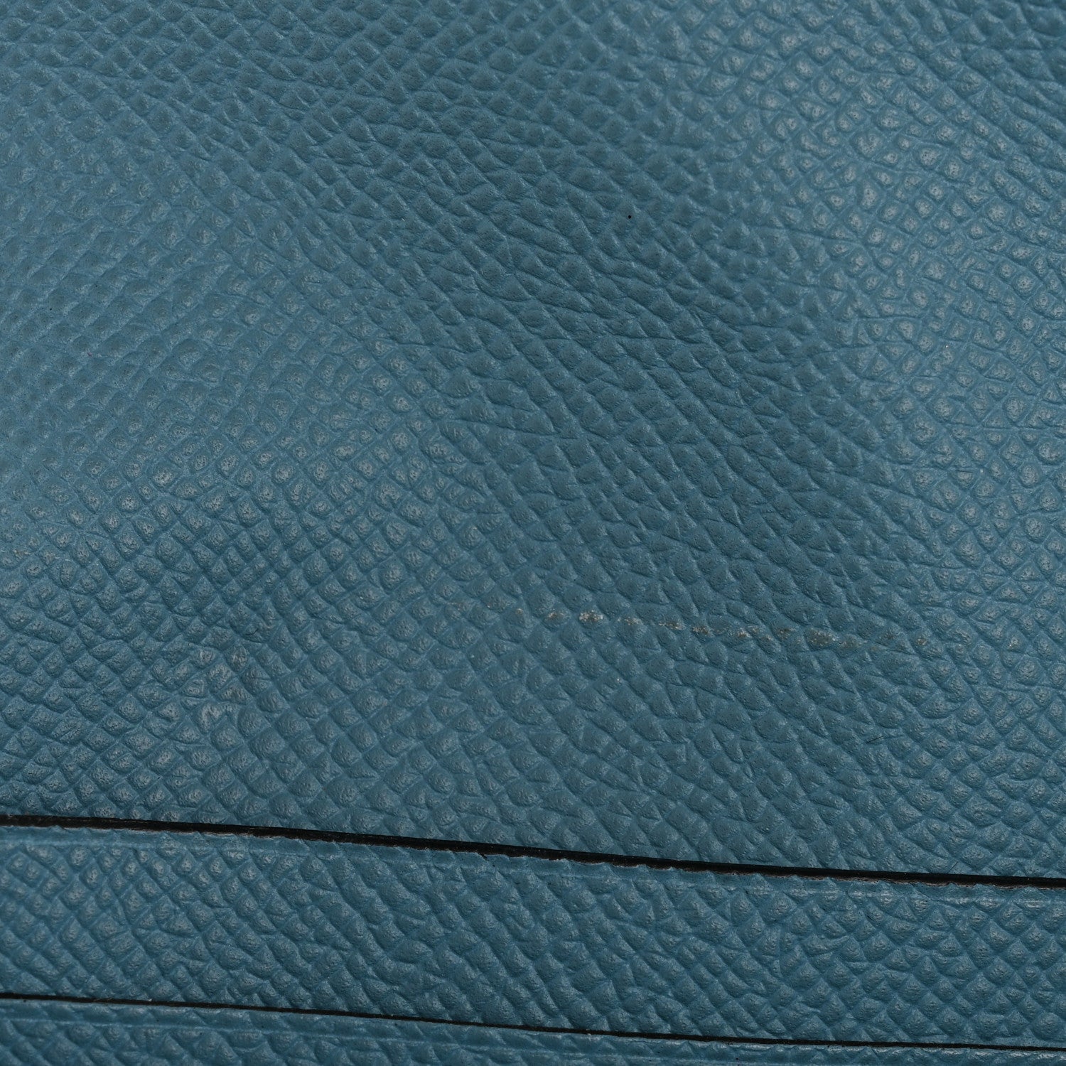 Hermes Epsom Kelly Longue Wallet Blue Jean 9 of 12