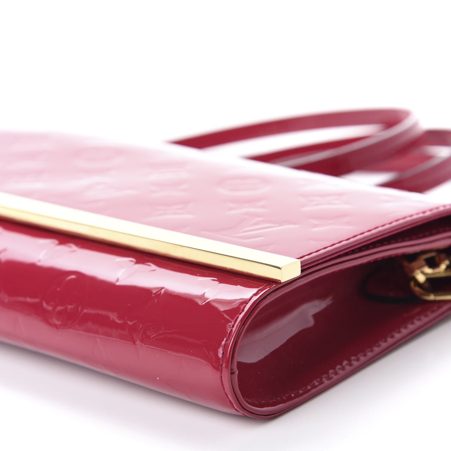 Louis Vuitton Vernis Ana Clutch Rose Indien 7 of 9