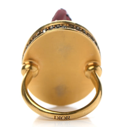 Christian Dior D Charms Pop Ring Gold 3 of 9