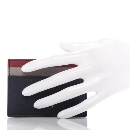 Christian Dior Homme Card Holder Blue Red 2 of 8