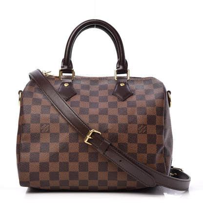 Louis Vuitton Damier Ebene Speedy Bandouliere 25 1 of 10