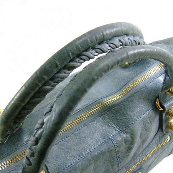 Balenciaga Agneau Giant 21 Gold Hardware Workd Bleu 4 of 11