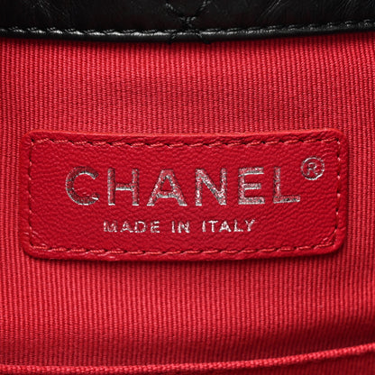 Chanel Aged Calfskin Quilted Small Gabrielle Backpack Black 6 of 11