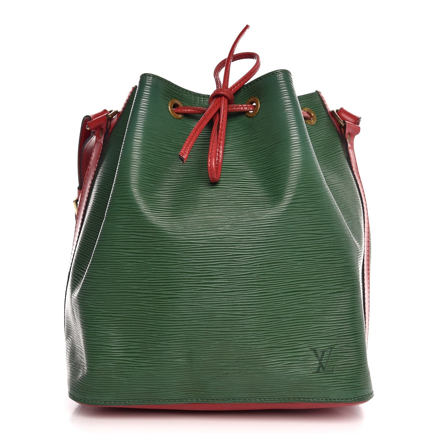 Louis Vuitton Epi Petit Bi-Color Noe Borneo Castillan Red 1 of 7