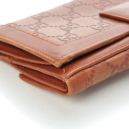 Gucci Guccissima Punch Continental Flap Wallet Brown 8 of 11