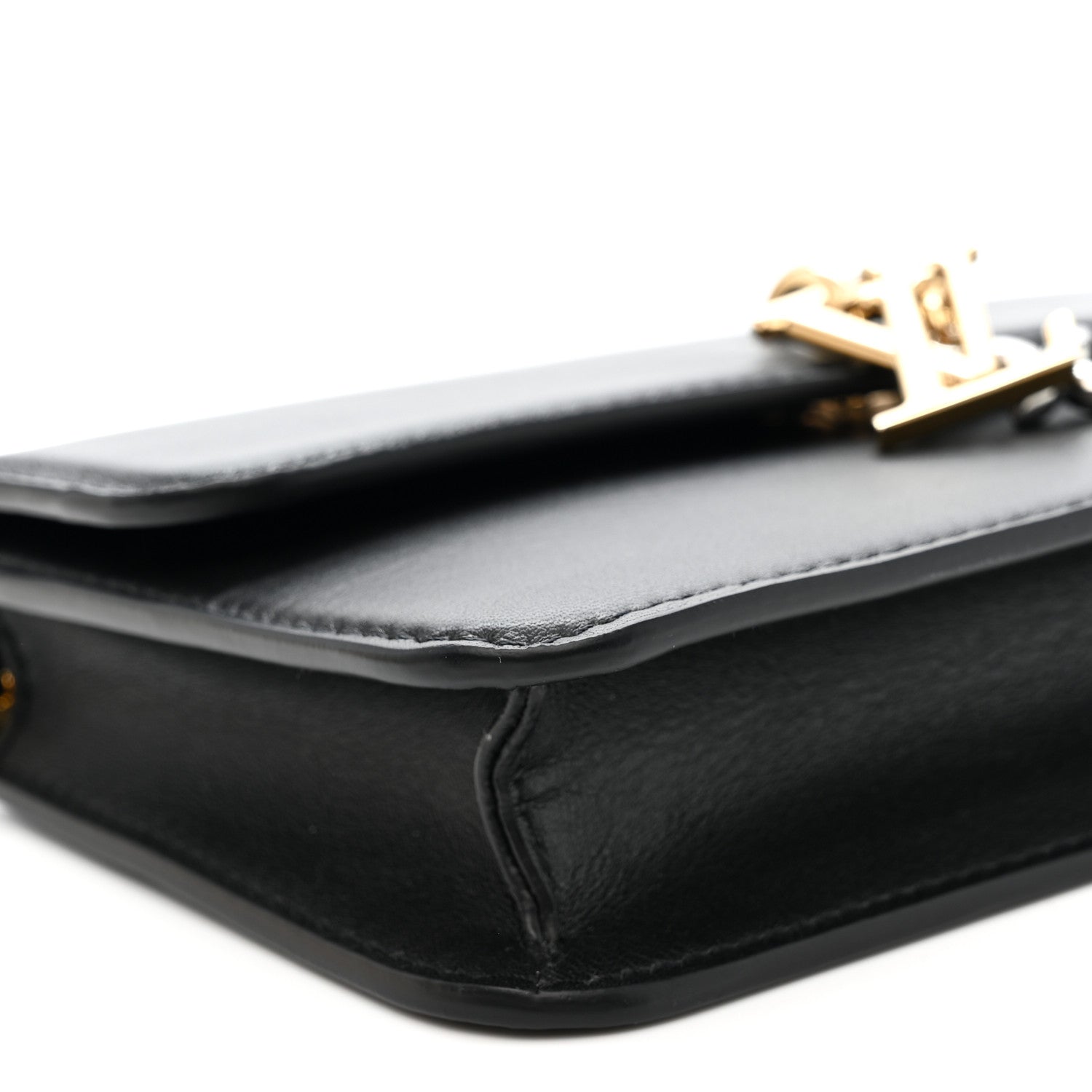 Louis Vuitton Calfskin LV Bloom Wallet On Chain Black 8 of 9