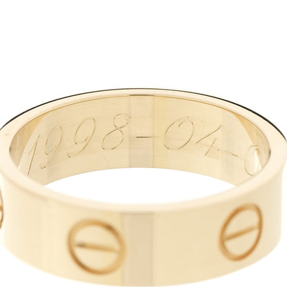 Cartier 18K Yellow Gold 5.5mm LOVE Ring 52 6 5 of 5