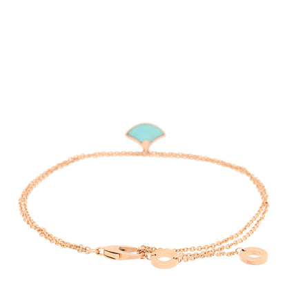 Bulgari 18K Yellow Gold Turquoise Divas' Dream Bracelet 2 of 4