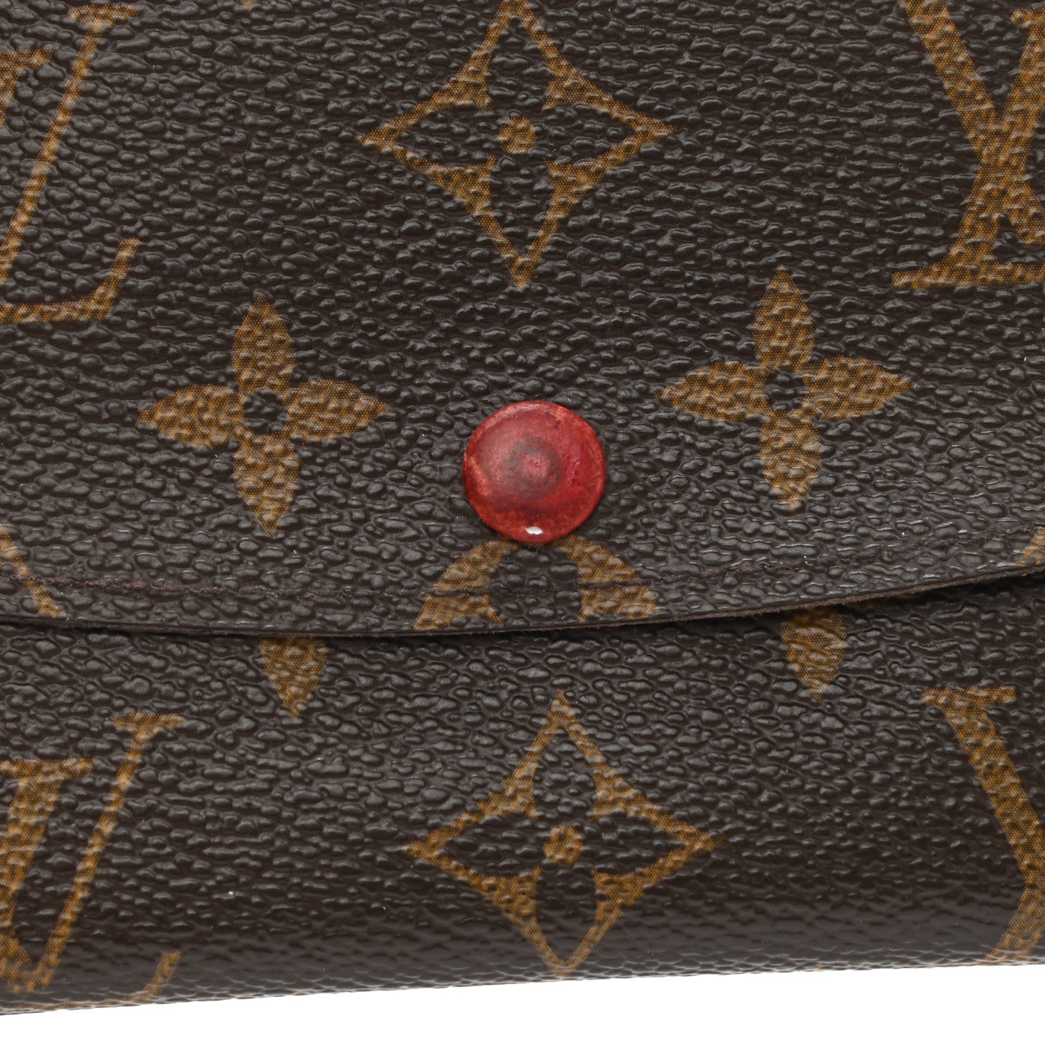 Louis Vuitton Monogram Emilie Wallet Red 10 of 10
