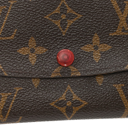 Louis Vuitton Monogram Emilie Wallet Red 10 of 10
