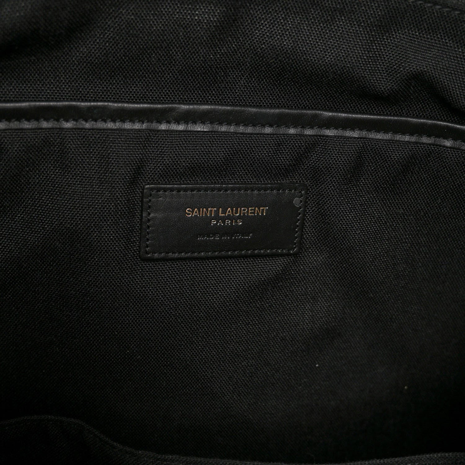 Saint Laurent Nylon City Fold Up Backpack Black 6 of 11