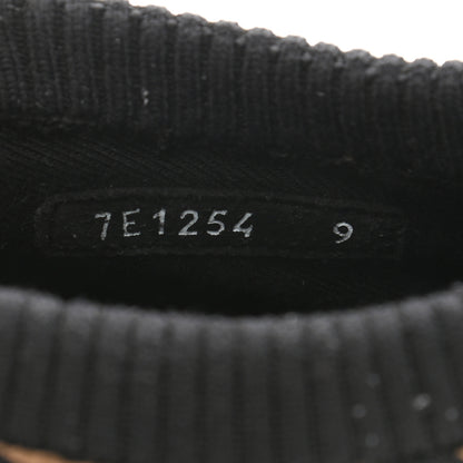 Fendi Jersey FF Mens Low Top Sock Sneakers 9 Black Tobacco 8 of 9