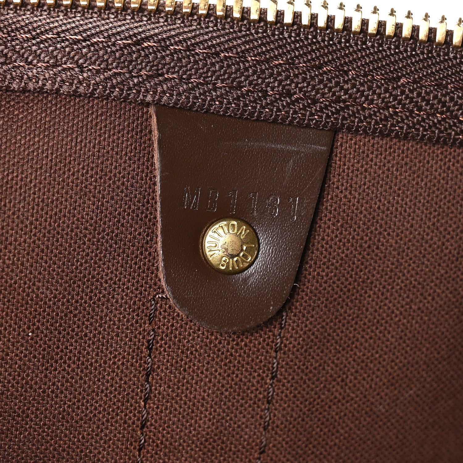 Louis Vuitton Damier Ebene Keepall Bandouliere 55 6 of 9